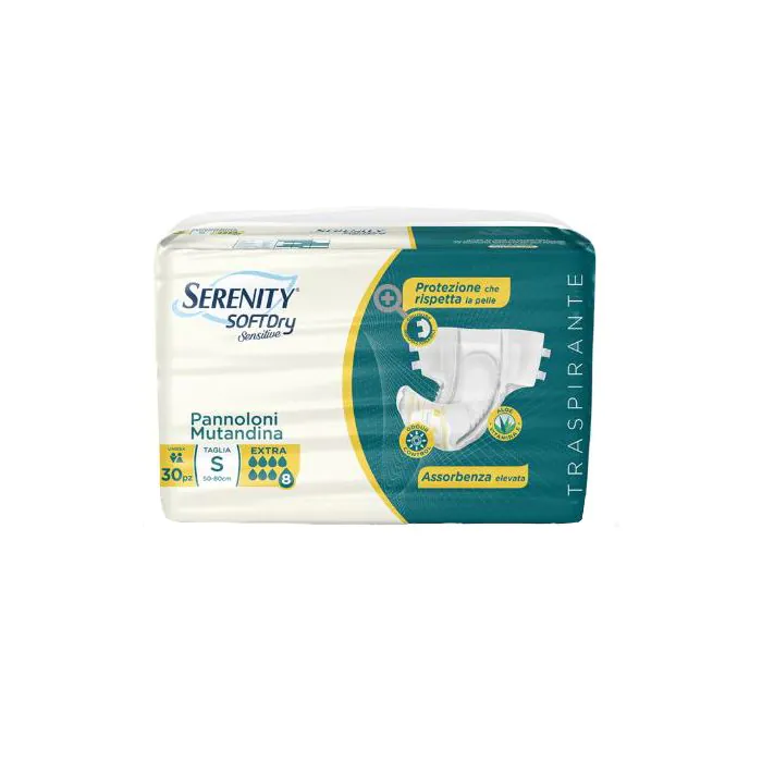 Serenity pannolone mutandina sd sensitive extra taglia l 30 pezzi Serenity pannolone mutandina sd sensitive extra taglia l 30 pezzi