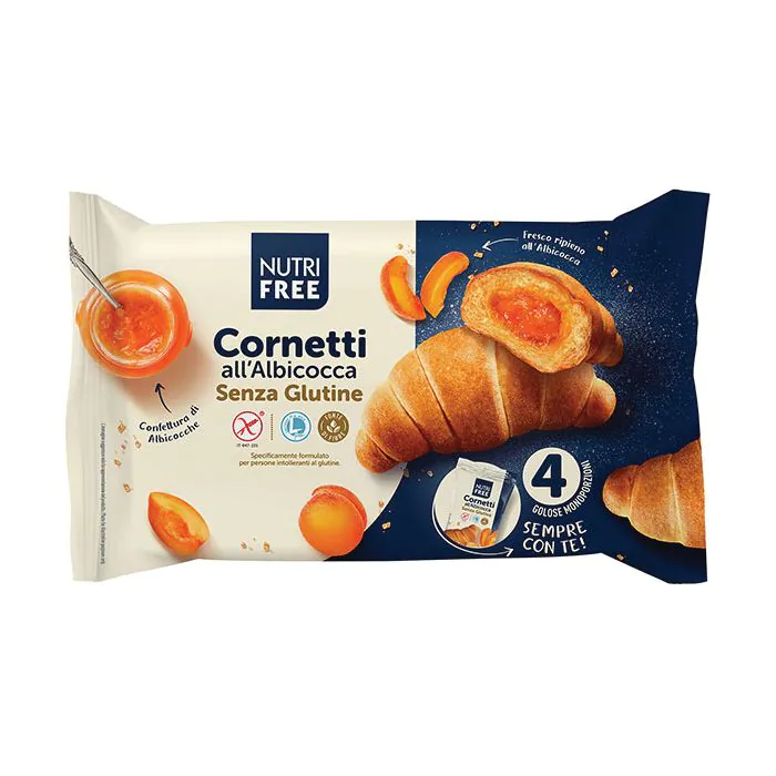 Nutrifree cornetti albicocca 4x60 g Nutrifree cornetti albicocca 4x60 g