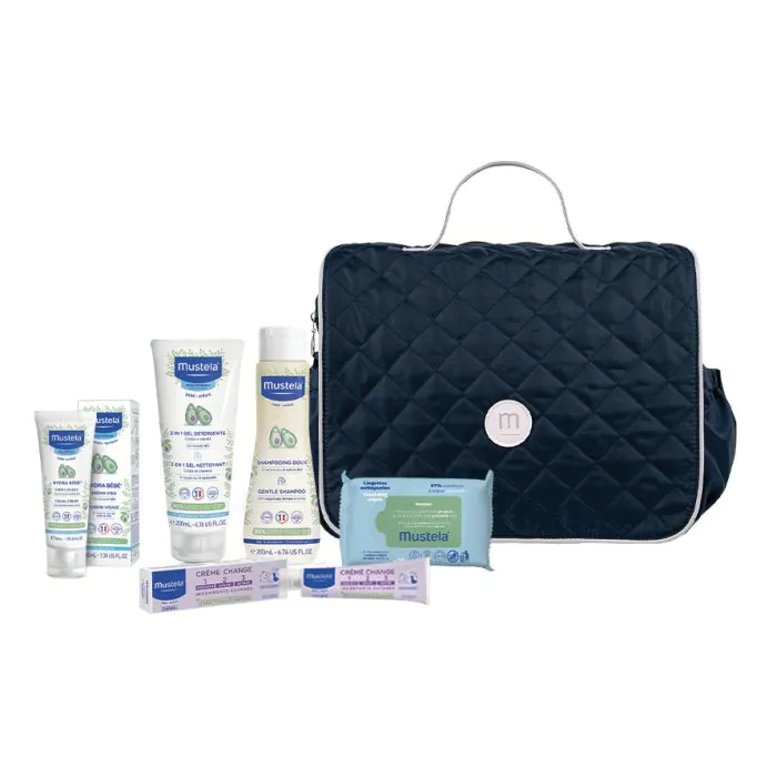 Mustela Borsa Zaino Gel Detergente 2in1 200 ml + Shampoo Dolce 200 ml + Pasta Cambio 50 ml + Salviette Multiuso 25 pezzi + Hydra Bebè Viso 40 ml Mustela Borsa Zaino Gel Detergente 2in1 200 ml + Shampoo Dolce 200 ml + Pasta Cambio 50 ml + Salviette Multiuso 25 pezzi + Hydra Bebè Viso 40 ml