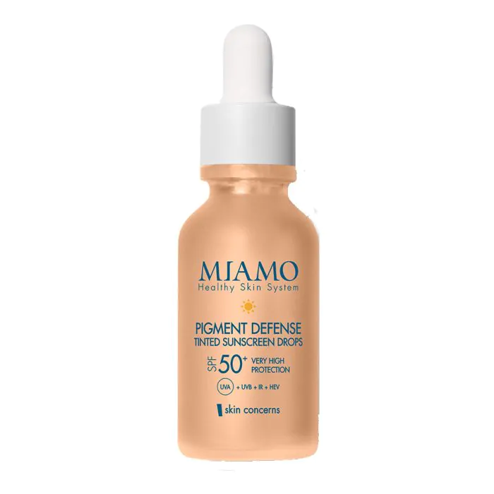 Miamo Pigment Defense Tinted Sunscreen Drops SPF 50+ Miamo Pigment Defense Tinted Sunscreen Drops SPF 50+