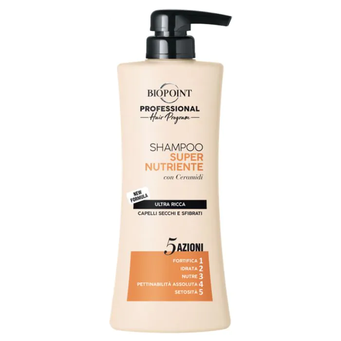 BIOPOINT - Professional - Shampoo super nutriente con ceramidi 400 ml BIOPOINT - Professional - Shampoo super nutriente con ceramidi 400 ml