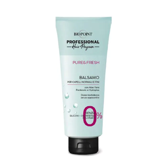 BIOPOINT - Pure & Fresh - Balsamo per capelli normali e fini 350 Ml BIOPOINT - Pure & Fresh - Balsamo per capelli normali e fini 350 Ml