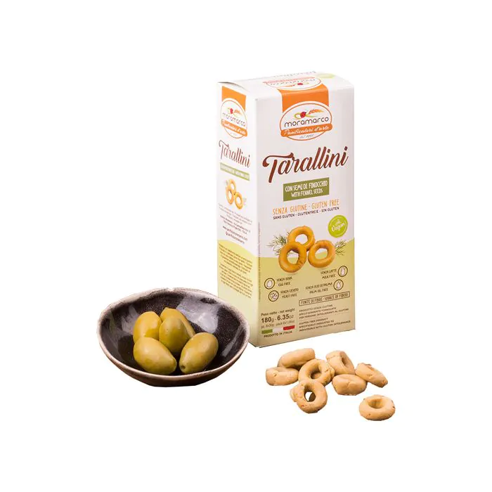 Tarallini con semi di finocchio 180 g Tarallini con semi di finocchio 180 g