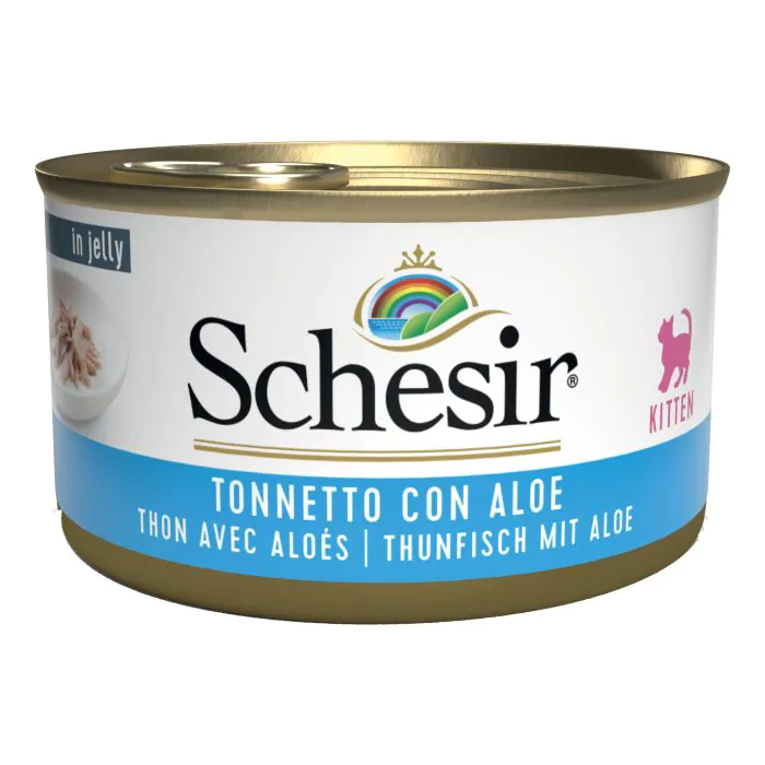Schesir Gatto Lattina In Jelly Kitten Tonnetto & Aloe 85 Gr Schesir Gatto Lattina In Jelly Kitten Tonnetto & Aloe 85 Gr