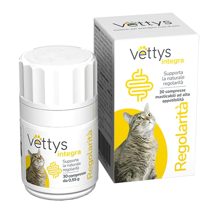 Vettys Integra Regolarita' Gatto 30 Compresse Masticabili Vettys Integra Regolarita' Gatto 30 Compresse Masticabili