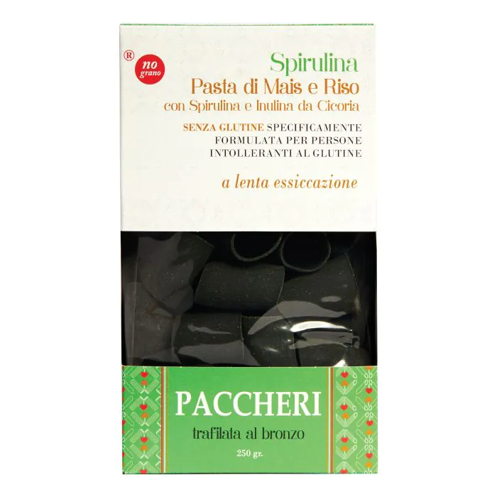 Nutri te' paccheri con spirulina mais e riso 250 g