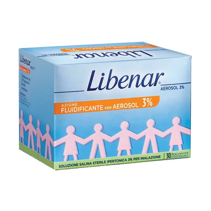 Libenar aerosol 3% ipertonica 30 fiale Libenar aerosol 3% ipertonica 30 fiale