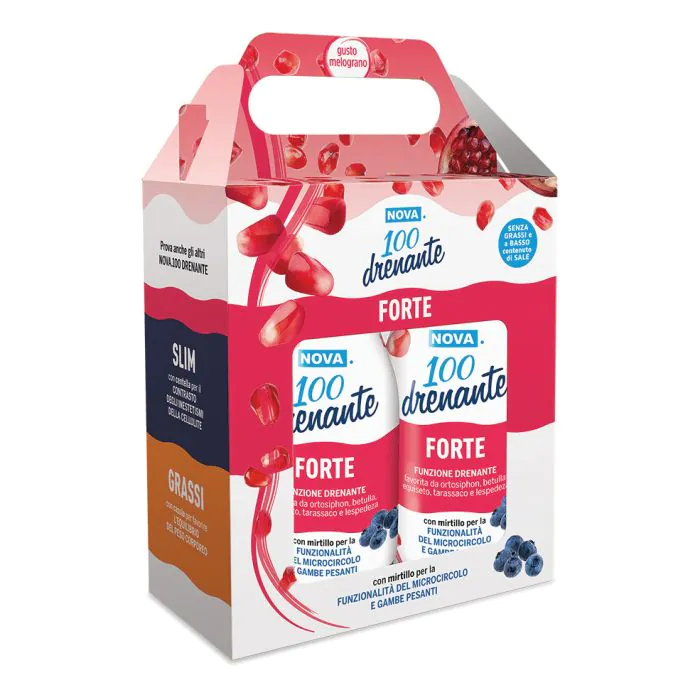 Nova 100 drenante forte mirtillo bipack 2 x 300 ml Nova 100 drenante forte mirtillo bipack 2 x 300 ml