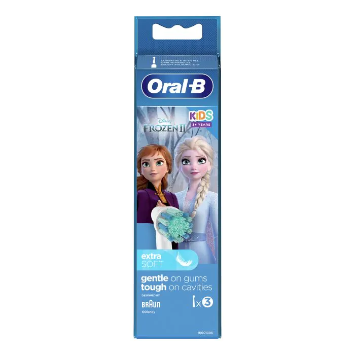 Oralb ricarica spazzolino elettrico frozen 3 pezzi Oralb ricarica spazzolino elettrico frozen 3 pezzi