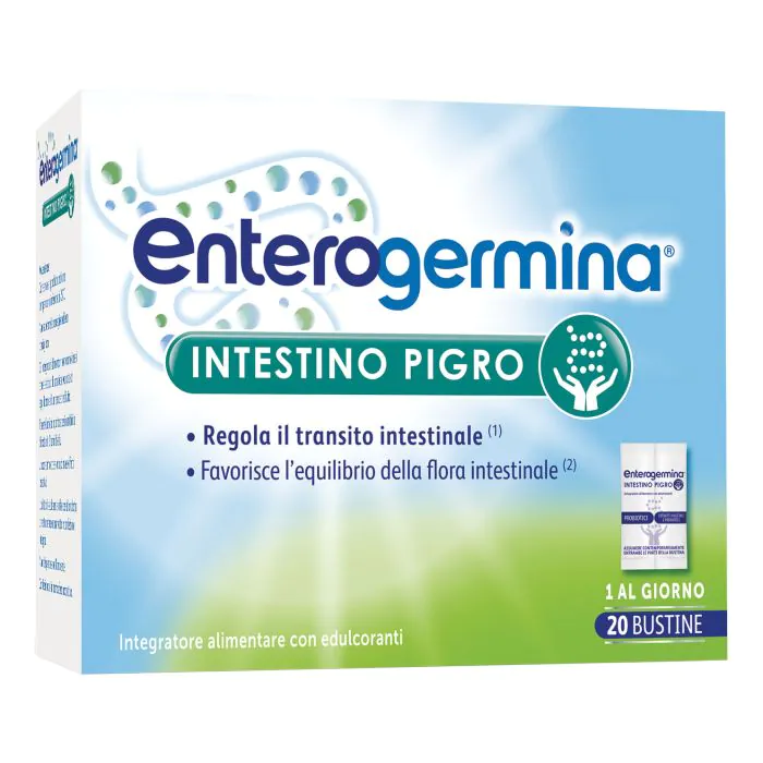 Enterogermina Integratore per Intestino Pigro con Fermenti Lattici 20 Bustine