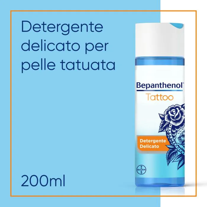Bepanthenol tattoo detergente delicato 200 ml