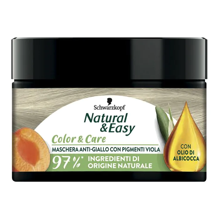 SCHWARZKOPF - Natural & Easy - maschera anti-giallo 150 ml SCHWARZKOPF - Natural & Easy - maschera anti-giallo 150 ml