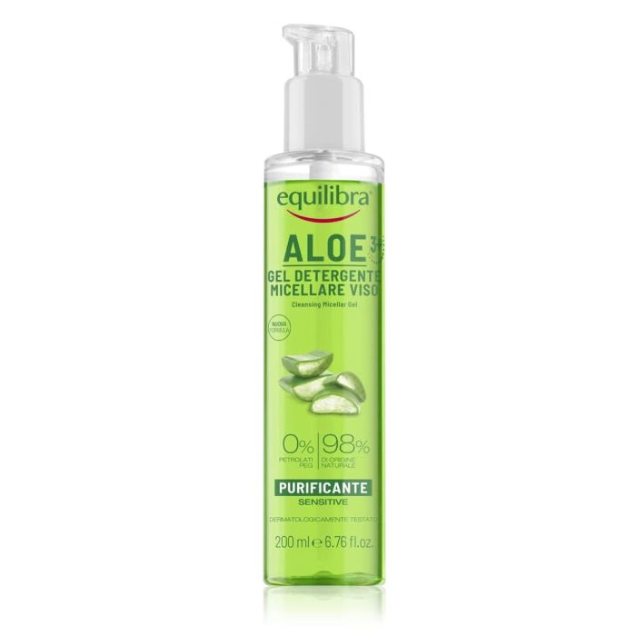 Equilibra aloe gel detergente micellare viso 200 ml Equilibra aloe gel detergente micellare viso 200 ml