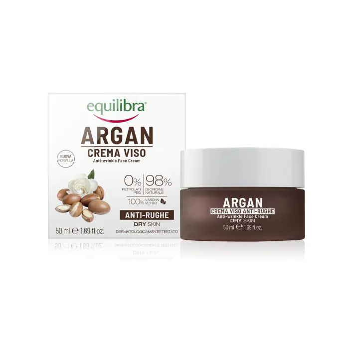 Equilibra Argan Crema Viso Anti-Rughe 50 ml Equilibra Argan Crema Viso Anti-Rughe 50 ml