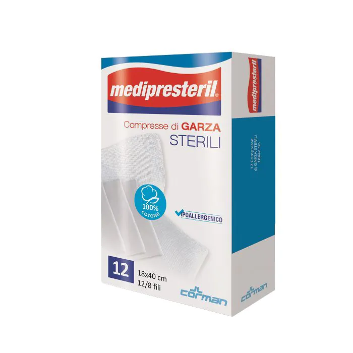 Garza medipresteril 12/8 18x40 Garza medipresteril 12/8 18x40