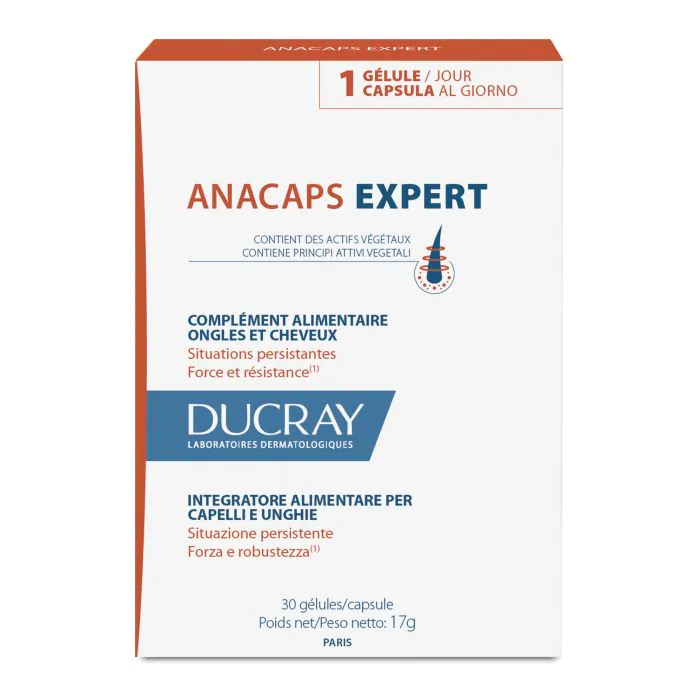 Ducray Anacaps Expert Integratore Per Capelli e Unghie 30 Capsule
