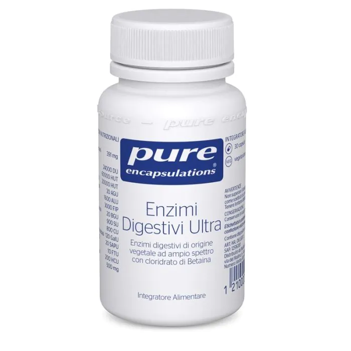 Pure encapsulations enzimi digestivi ultra 30 capsule Pure encapsulations enzimi digestivi ultra 30 capsule