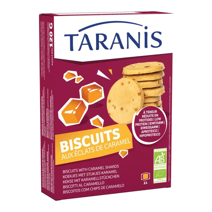 Taranis biscotti al caramello 120 g Taranis biscotti al caramello 120 g