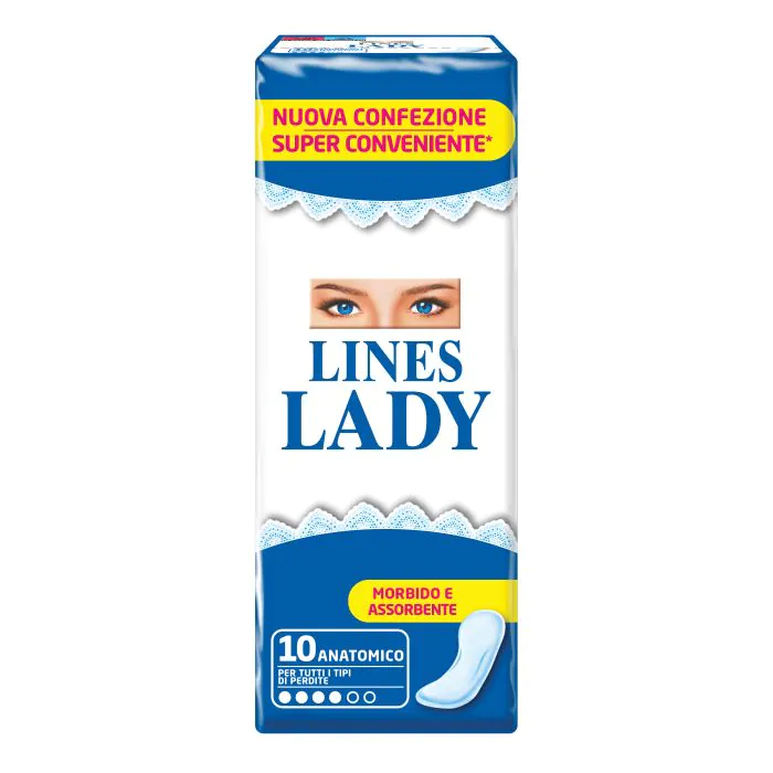 Tena Lines Lady Normale Anatomico 10 Pezzi Tena Lines Lady Normale Anatomico 10 Pezzi
