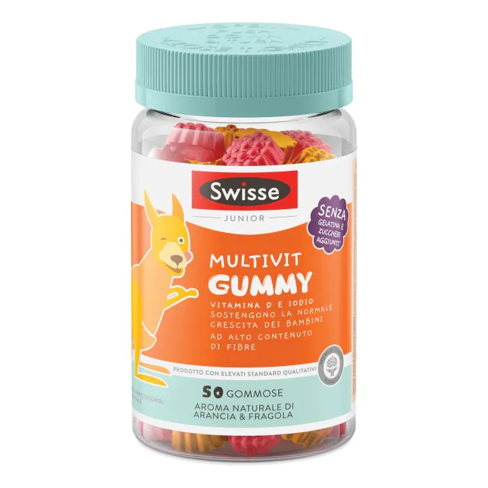 Swisse junior multivit gummy 50 pastiglie gommose Swisse junior multivit gummy 50 pastiglie gommose