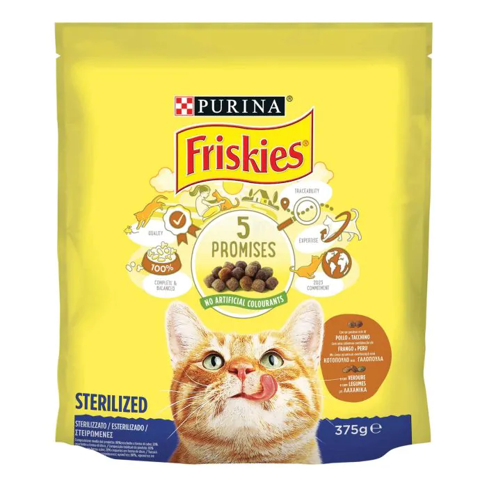 Friskies sterilizzato tacchino verdure 1,5 kg Friskies sterilizzato tacchino verdure 1,5 kg