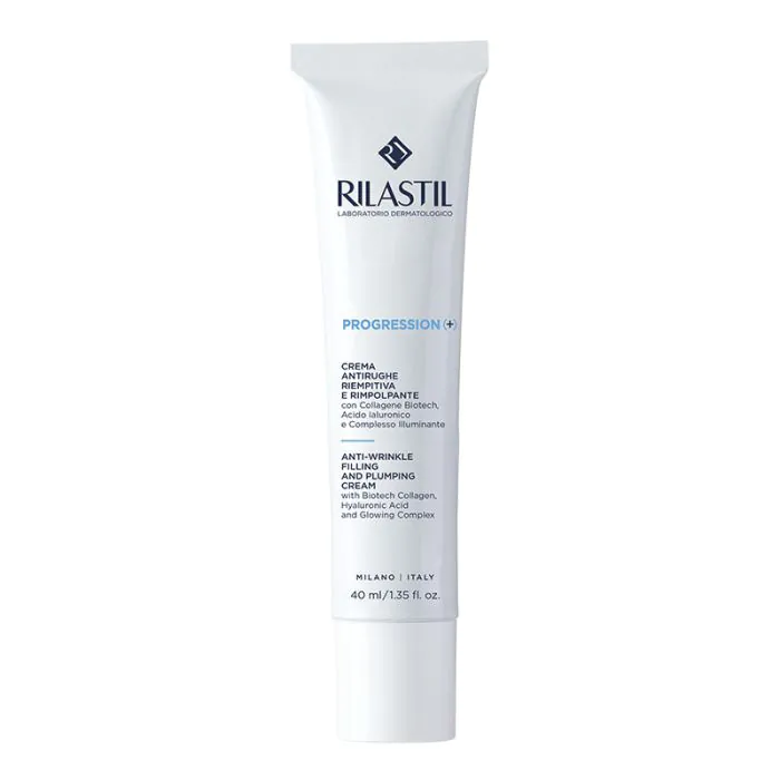 Rilastil Progression Crema Idratante Viso Antirughe e Rimpolpante 40 ml Rilastil Progression Crema Idratante Viso Antirughe e Rimpolpante 40 ml
