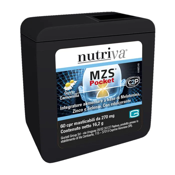 Nutriva mzs pocket 60 compresse masticabili