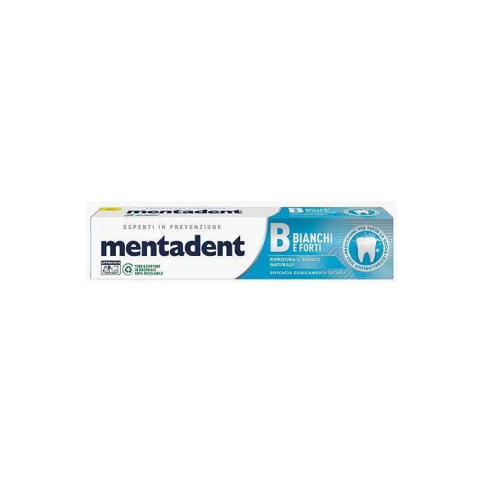 Mentadent bianchi e forti 75 ml