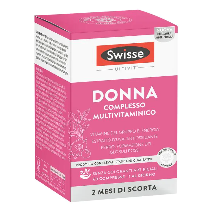 Swisse Donna Integratore Con Complesso Multivitaminico 60 Compresse Swisse Donna Integratore Con Complesso Multivitaminico 60 Compresse