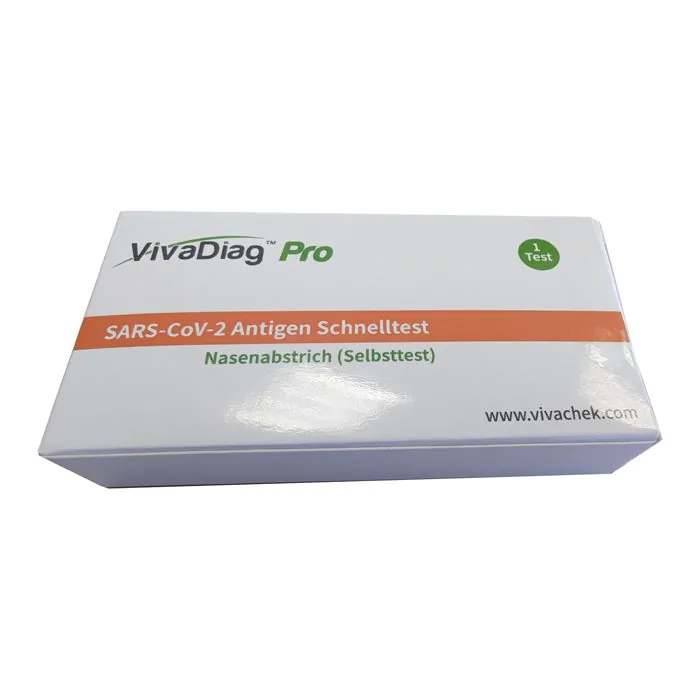 Test antigenico rapido covid-19 vivadiag pro autodiagnostico determinazione qualitativa antigeni sars-cov-2 in tamponi nnasali/nasofaringei/orofaringei mediante immunocromatografia Test antigenico rapido covid-19 vivadiag pro autodiagnostico determinazione qualitativa antigeni sars-cov-2 in tamponi nnasali/nasofaringei/orofaringei mediante immunocromatografia