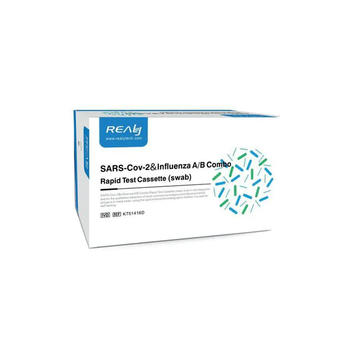 Test antigenico rapido covid-19 realy autodiagnostico determinazione qualitativa antigeni sars-cov-2/influenza a+b in tamponi nasali mediante immunocromatografia