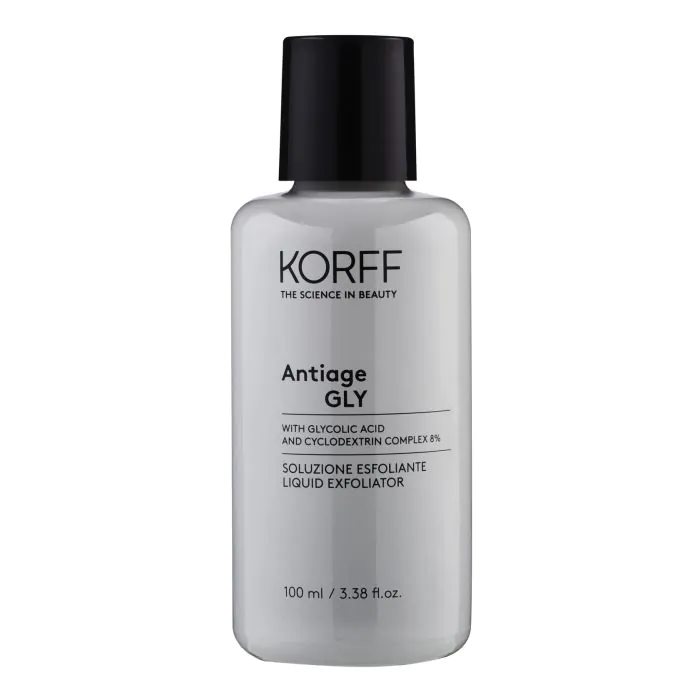 Korff soluzione esfoliante antiage acido glicolico 100 ml Korff soluzione esfoliante antiage acido glicolico 100 ml