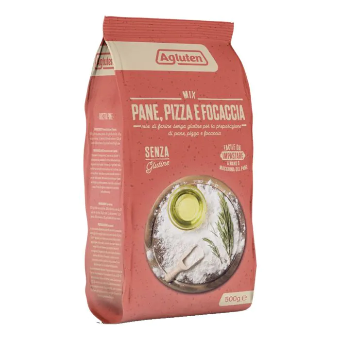 Agluten mix pane/pizza/focaccia 500 g Agluten mix pane/pizza/focaccia 500 g