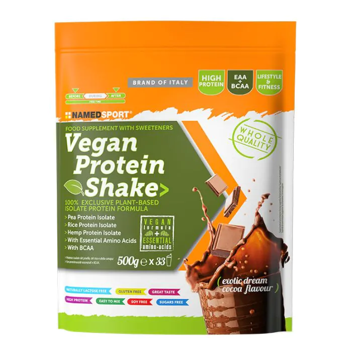Vegan protein shake exotic dream cocoa 500 g Vegan protein shake exotic dream cocoa 500 g