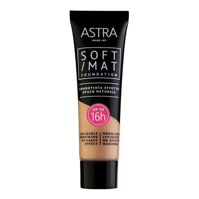 ASTRA - Soft Mat Foundation - Fondotinta Opaco N. 06 Hazelnut