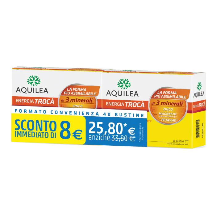 Aquilea energia troca' promopack 20 bustine Aquilea energia troca' promopack 20 bustine