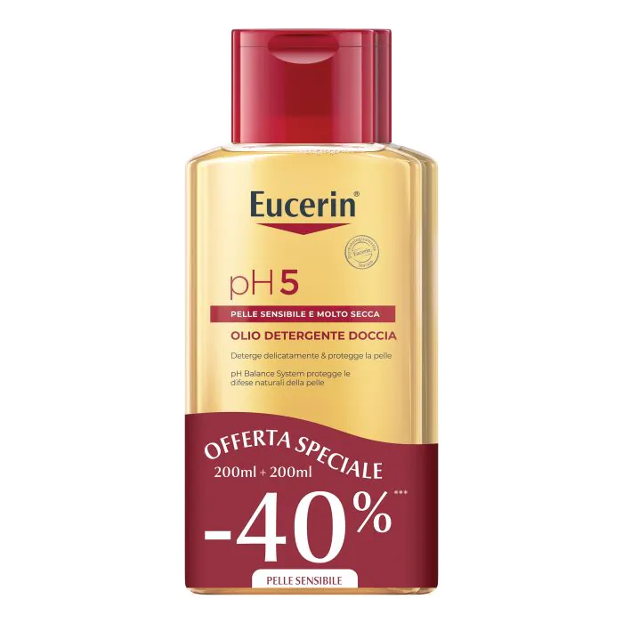 Eucerin pH5 Olio Detergente Doccia Pelle Secca 200 ml Eucerin pH5 Olio Detergente Doccia Pelle Secca 200 ml