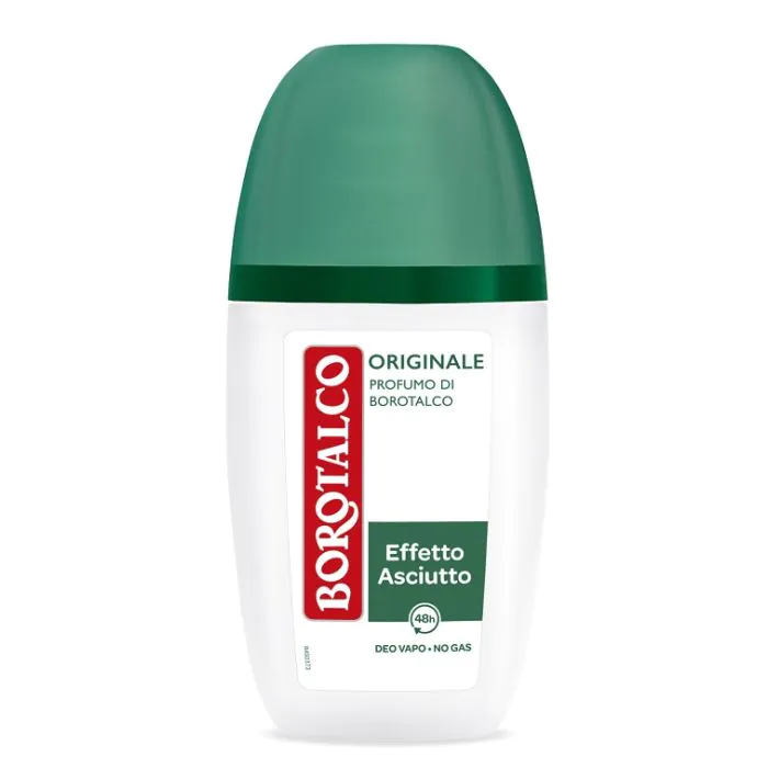 BOROTALCO - Originale - Profumo di borotalco - Deodorante effetto asciutto 48H No gas 75 ml Vapo BOROTALCO - Originale - Profumo di borotalco - Deodorante effetto asciutto 48H No gas 75 ml Vapo
