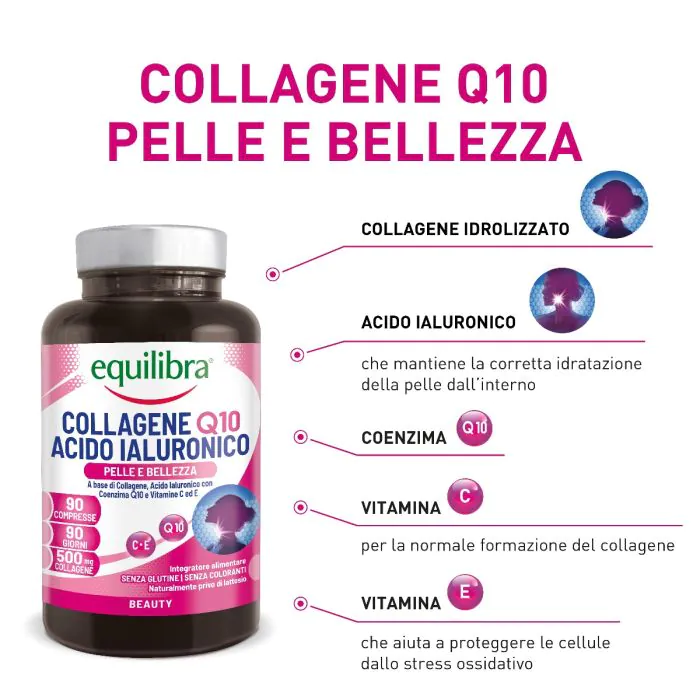 Equilibra Collagene Q10 Acido Ialuronico 90 Compresse