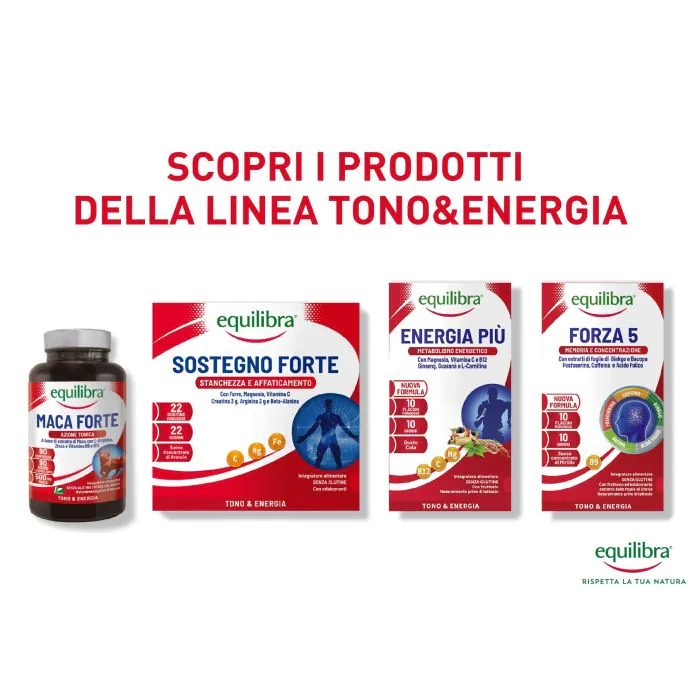 Equilibra Maca Forte Integratore Per Stanchezza Fisica e Mentale 90 Compresse