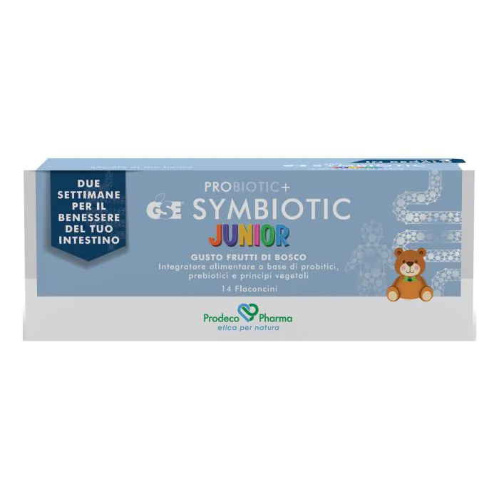Probiotic+ gse symbiotic junior frutti di bosco 14 flaconcini Probiotic+ gse symbiotic junior frutti di bosco 14 flaconcini