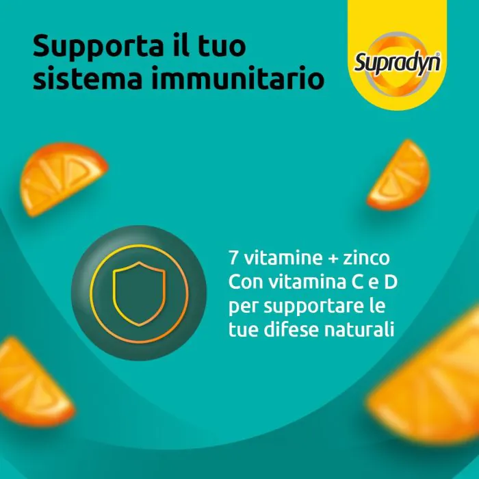 Supradyn Difese Gummy Vitamina C Vitamina D e Zinco 60 Caramelle