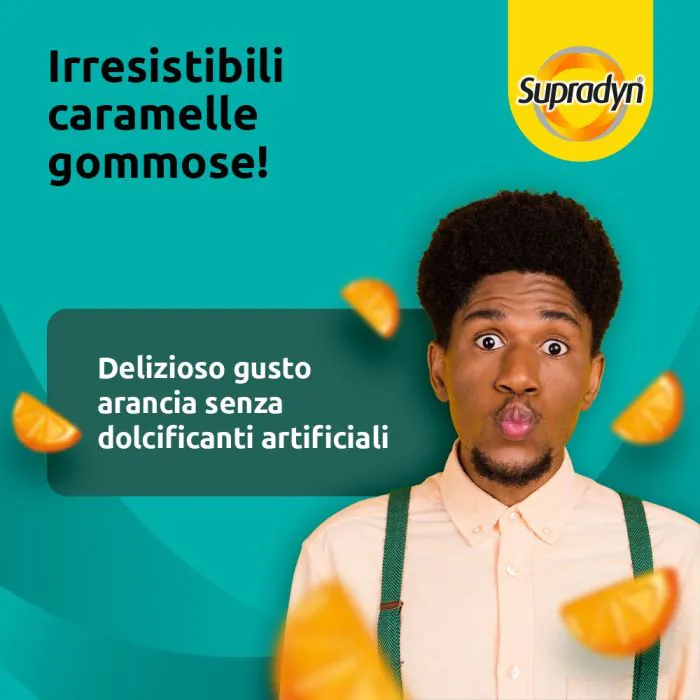 Supradyn Difese Gummy Vitamina C Vitamina D e Zinco 60 Caramelle