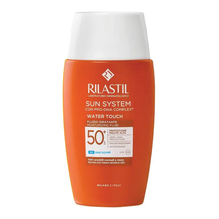 Rilastil Sun System Water Touch SPF 50+ Fluido Solare Viso 50 ml Rilastil Sun System Water Touch SPF 50+ Fluido Solare Viso 50 ml