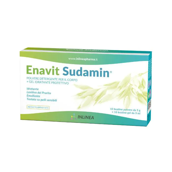 Enavit sudamin 10 bustine polvere da 5 g + 10 bustine gel da 3 ml Enavit sudamin 10 bustine polvere da 5 g + 10 bustine gel da 3 ml