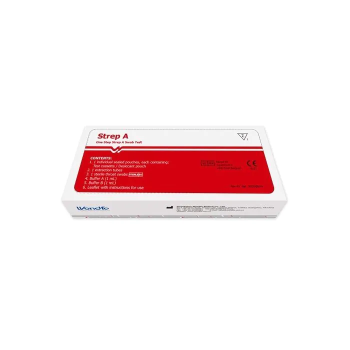 Test one step strep a determinazione qualitativa antigeni streptococco a in tampone faringeo autodiagnostico Test one step strep a determinazione qualitativa antigeni streptococco a in tampone faringeo autodiagnostico