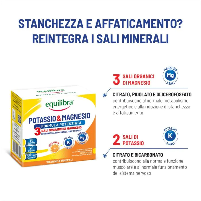 Equilibra Potassio & Magnesio 20 Bustine
