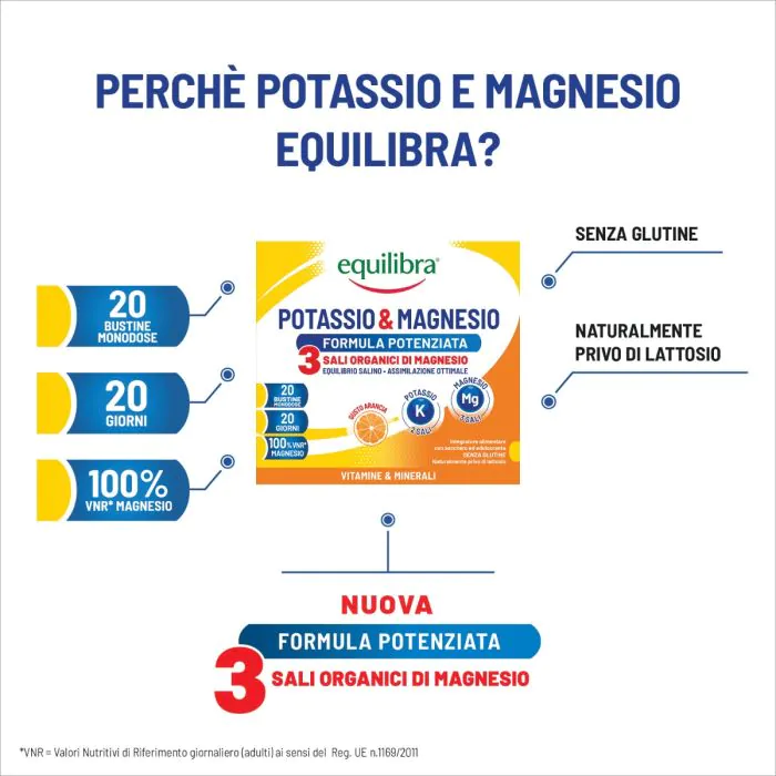 Equilibra Potassio & Magnesio 20 Bustine
