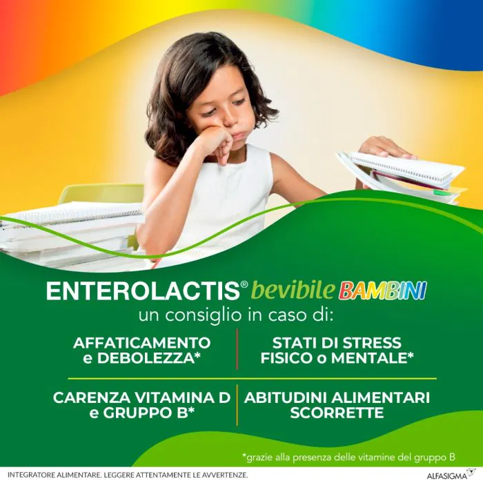 Enterolactis Bevibile Bambini 12 Flaconcini 10 ml