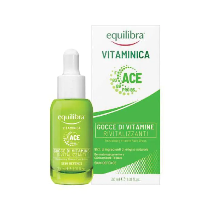 Equilibra viso vitaminica gocce di vitamine rivitalizzanti 30 ml Equilibra viso vitaminica gocce di vitamine rivitalizzanti 30 ml